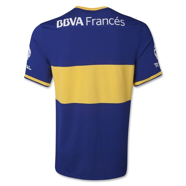 13-14 Boca Juniors Home Jersey Shirt(Player Version) - Click Image to Close